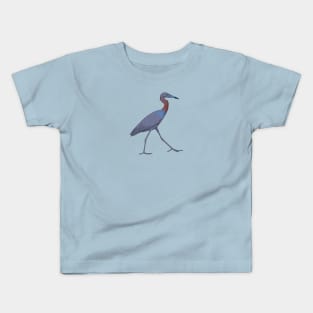 Little Blue Heron Kids T-Shirt